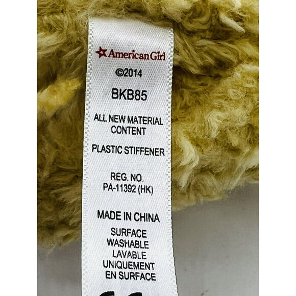 American Girl Doll Apricot Poodle Puppy Posable Legs 2014 Retired BKB85 - Picture 7 of 10